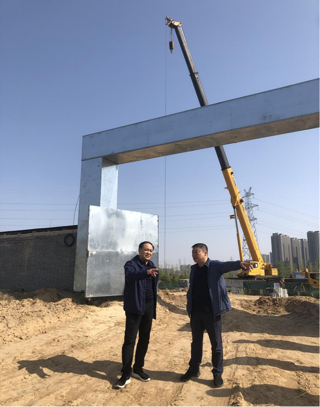 华体会平台-华体会（中国）一站式服务平台
党委委员、副总经理张岩到侯寨新镇区安置区调研项目建设工作